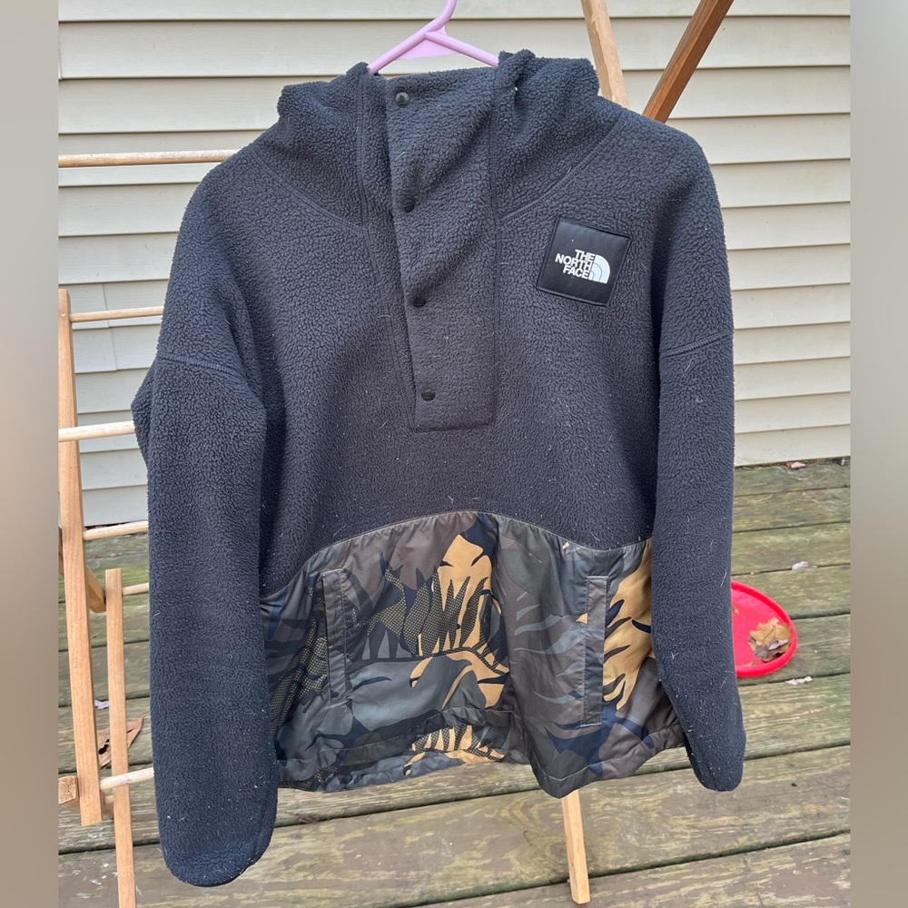NORTH FACE women’s anorak fleece